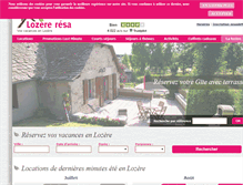 Tablet Screenshot of lozere-resa.com